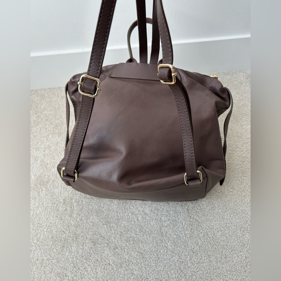 Simons genuine leather backpack taupe - Picture 9 of 16